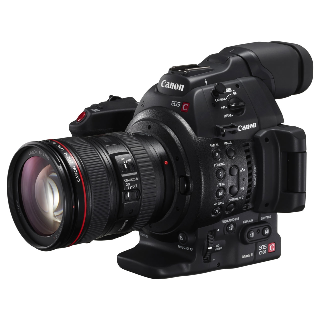 Canon Cinema EOS（キャノン シネマ イオス）C100 Mark II・EF24-105L 